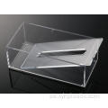 Gul akryl tissue box servett box lucite